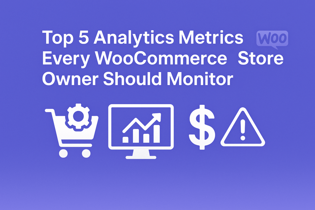 Top 5 Analytics Metrics Every WooCommerce Store Owner Should Monitor